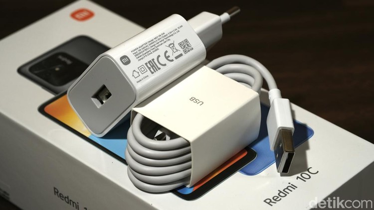 Unboxing Xiaomi Redmi 10C yang dirilis di Indonesia pada Senin (18/4/2022)