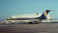 Diresmikan pada tahun 1987, MGM Grand Air adalah satu-satunya maskapai penerbangan supermewah melebihi kelas satu yang awalnya memiliki satu rute, LAX ke JFK. Mereka hilang digilas oleh jet pribadi (Foto: Dok. Robert L. Ditchey)