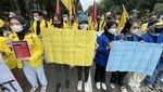 Aksi Mahasiswa 21 April Mulai Ngegas di Kawasan Patung Kuda