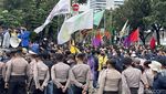 Aksi Mahasiswa 21 April Mulai Ngegas di Kawasan Patung Kuda