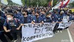 Aksi Mahasiswa 21 April Mulai Ngegas di Kawasan Patung Kuda