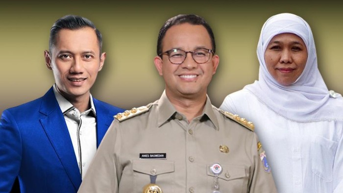 Anies Nyapres 2024 Bareng Khofifah Atau AHY, Anda Setuju yang Mana? (Tim Infografis detikcom)