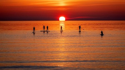 Senja Memesona di Laut Baltik