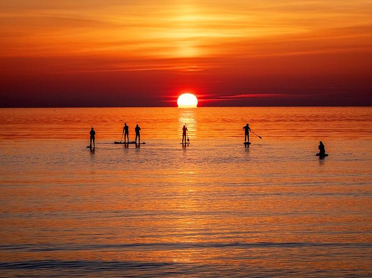 Senja Memesona di Laut Baltik
