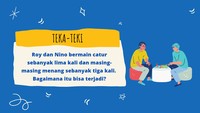 Kira-kira mengapa Roy dan Nino bisa menang dengan seri yang sama?