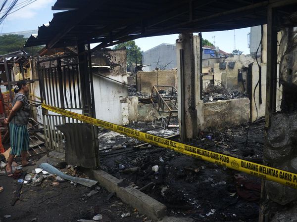 Asrama Polisi di Makassar Ludes Terbakar Gegara Gas Bocor