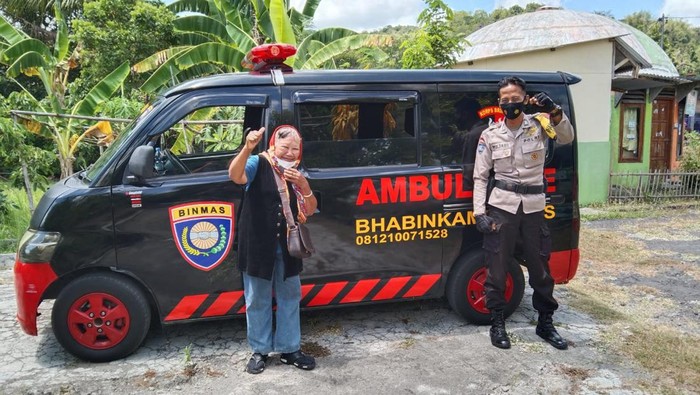Bripka Mujadi, Bhabinkamtibmas Kalurahan Bokoharjo, Polsek Prambanan, Sleman.