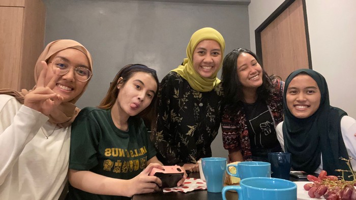 Buka puasa Ramadan mahasiswa Indonesia di Singapura.