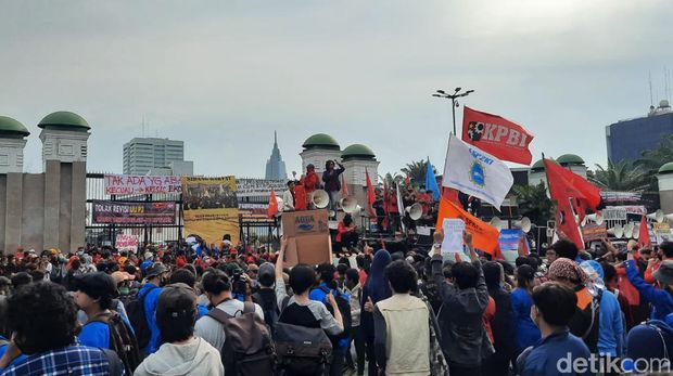 Demo 21 April di Jakarta (Anggi Muliawati/detikcom)