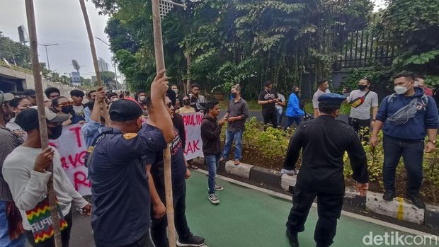 Demo 21 April di Jakarta (Anggi Muliawati/detikcom)