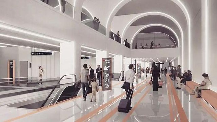 Desain Stasiun Kota MRT Jakarta.
