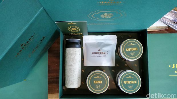 Hampers premium dari Kopi Jenderal Nusantara Buwas.