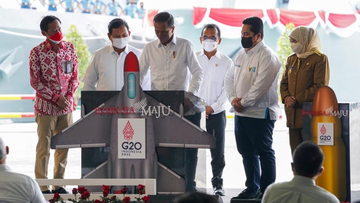 Jokowi resmikan pabrik elemented detonator pertama di Indonesia