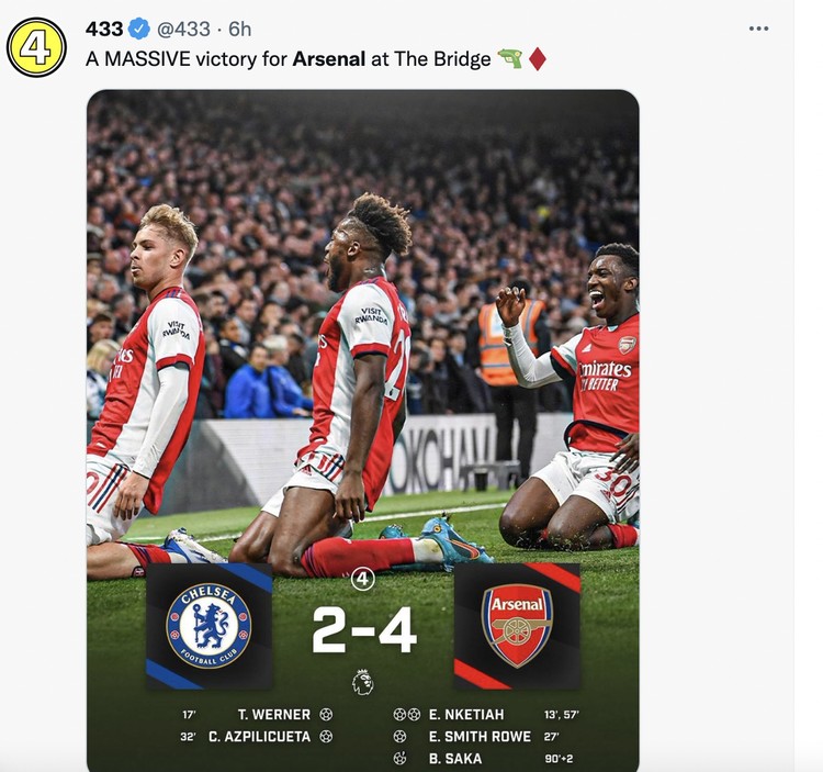 Chelsea Disikat Arsenal di Kandang Bikin Ramai Linimasa