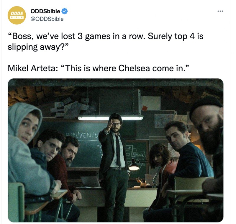 Meme Chelsea vs Arsenal