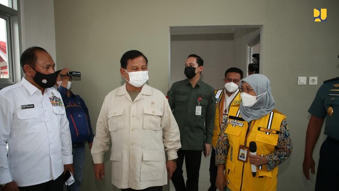 Menhan Prabowo cek rumah khusus buat keluarga korban KRI Nanggala 402
