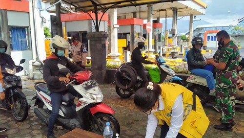 arus mudik di pelabuhan gilimanuk pada Kamis (21/4/2022)