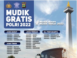 Polisi Ngajak Mudik Gretongan Nih, ke 4 Provinsi
