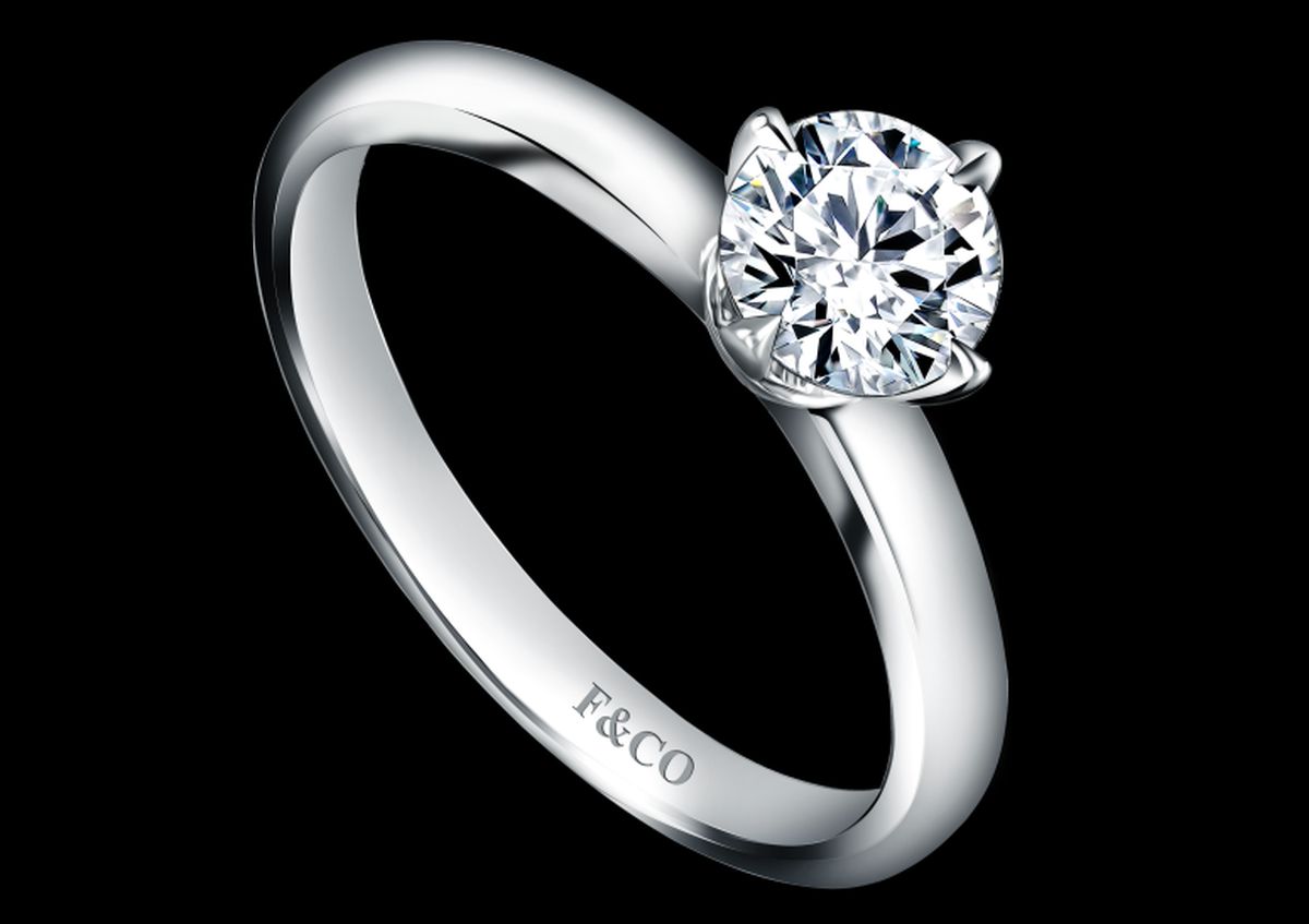 Cincin on sale diamond solitaire