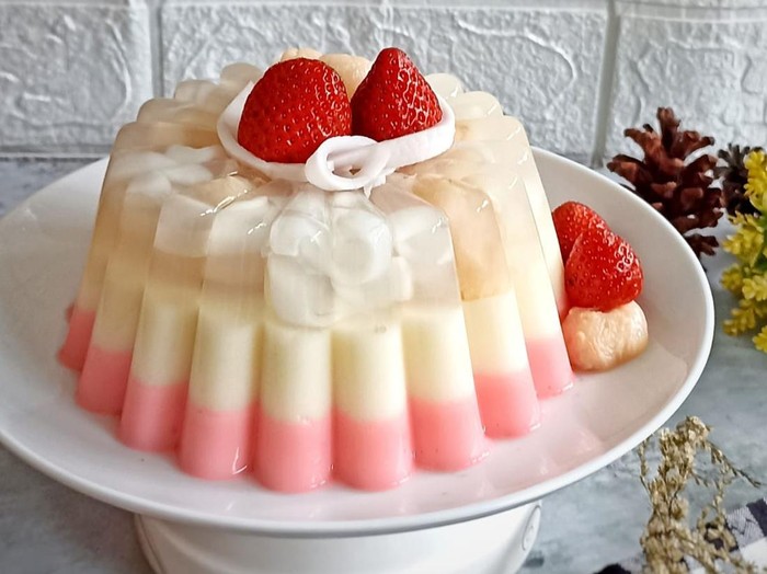 Resep Puding Leci Cocopandan Resep Puding Leci Cocopandan