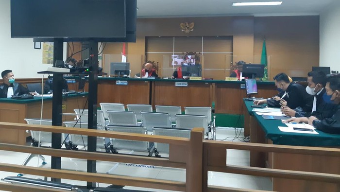 Sidang kasus korupsi komputer UNBK Disdik Banten (Bahtiar-detikcom)