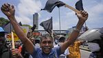 Muslim Sri Lanka Buka Bersama saat Demo Protes Krisis Ekonomi