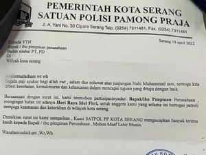 Viral Surat Minta THR ke Pengusaha, Ini Kata Satpol PP Kota Serang