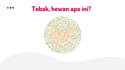 Yakin Kamu Nggak Buta Warna? Coba Sebutkan Hewan Apa yang Ada di Gambar Ini