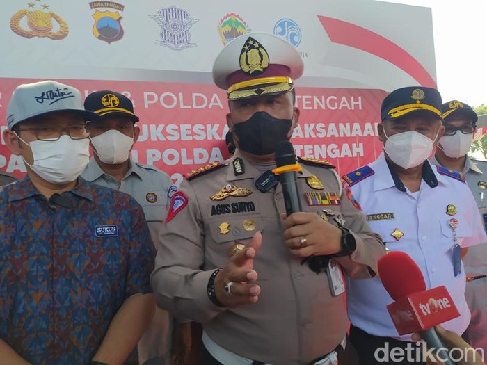 Dirlantas Polda Jateng Kombes Agus Suryo Nugroho di Magelang, Jumat (22/4/2022).