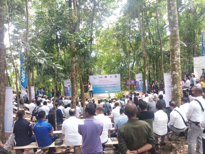Suasana  pembukaan lokasi Ekowisata Wae Bobok di Labuan Bajo, tepatnya di di Desa Tanjung Boleng, Kecamatan Boleng, Kabupaten Manggarai Barat, Rabu (20/4/2022). (Istimewa)