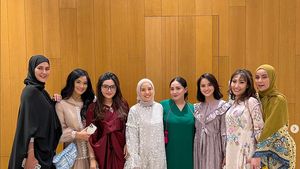 8 Gaya Paula Verhoeven Pakai Hijab Saat Bukber Geng Artis, Bikin Pangling