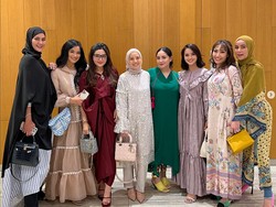 8 Gaya Paula Verhoeven Pakai Hijab Saat Bukber Geng Artis, Bikin Pangling