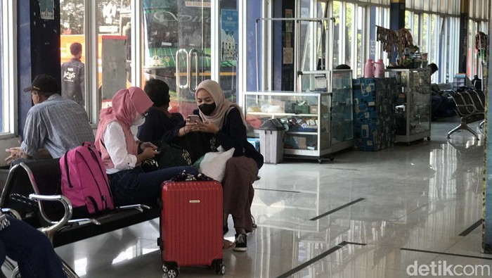 H-10 Lebaran, Terminal Tipe A Kota Sukabumi masih sepi. Belum ada pergerakan para pemudik.