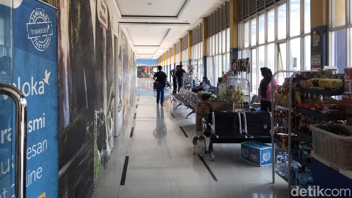H-10 Lebaran, Terminal Tipe A Kota Sukabumi masih sepi. Belum ada pergerakan para pemudik.