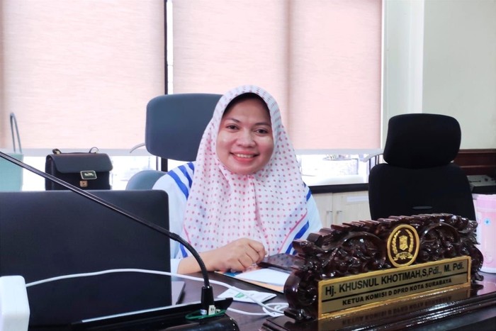 Ketua Komisi D DPRD Surabaya, Khusnul Khotimah