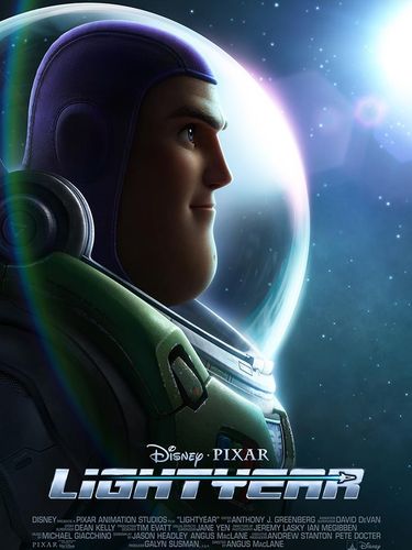 Poster baru Lightyear, film animasi Pixar terbaru, tayang Juni 2022.