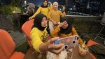 Melihat Jakarta di Malam Hari dari Lantai 10 The Plaza Semanggi