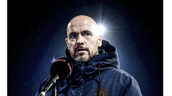 Raksasa yang jatuh akan bangkit kembali. Kalian akan kena batunya setelah tertawa pada MU bertahun-tahun. Super Ten Hag, demikian optimisme dari netizen fans MU ini. Foto: Twitter