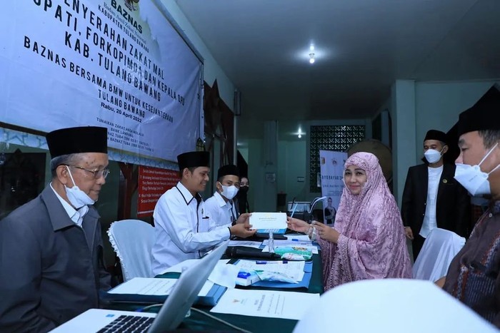 Nuzululquran, Bupati Tulang Bawang Gelontorkan Dana Hibah Rp 300 Juta