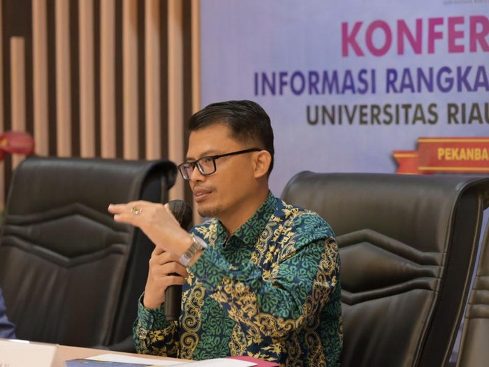 Ketua Panitia Pemilihan Rektor Unri, Eflizar.