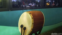 Pantauan detikcom Jumat (22/4/2022) pagi, nampak belum terlihat kepadatan di dalam stasiun maupun gerbong kereta.