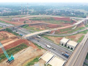 Ruas Tol Simpang Susun Sadang - Kutanegara Dibuka untuk Mudik