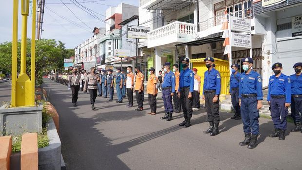 153 petugas gabungan disiagakan di Parepare jelang operasi ketupat 2022 (Dok. Istimewa)