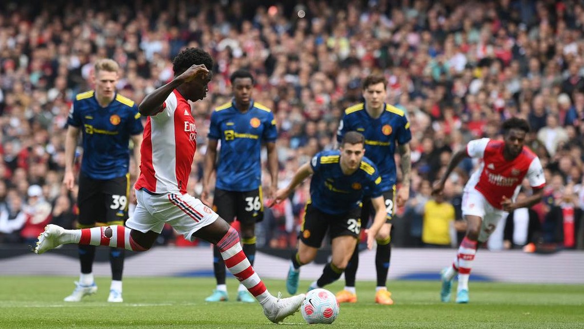 Arsenal gilas Manchester United. Foto: (Getty Images)