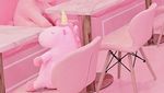 Cute! Kafe Serba Pink Ini Ajak Pengunjung Ngopi Sambil Berenang di Kolam Unicorn