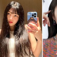 Joy Red Velvet dan Ryujin ITZY terlihat fresh dengan potongan blunt bangs alias poni rata yang menutupi kening. Foto: dok. Instagram @_imyour_joy, dok. Instagram @itzy.all.in.us
