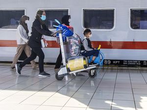 Penumpang Kereta Api Melonjak Selama Arus Balik Libur Nataru di Palembang