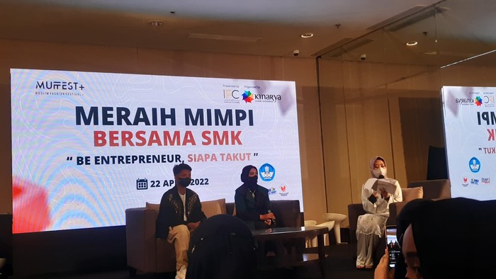 Kemendikbudristek Gaet Lulusan SMK Fesyen Berbagi Cerita Sukses di Muffest +