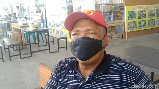 Suasana di rest area KM 338, Kabupaten Pekalongan, Jumat (23/4/2022).