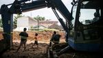 Kondisi Tembok Eks Keraton Kartasura yang Dijebol Pakai Ekskavator